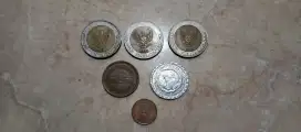 Koin antik 6 PCs koleksi