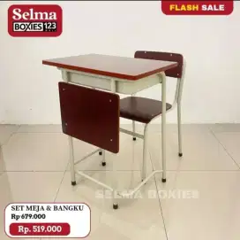 Meja kursi belajar bisa di kirim