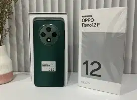 Oppo reno 12f 4g ram 8/256 gb fullset mulus