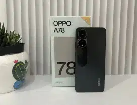 Oppo A78 ram 8/256 gb fullset mulus