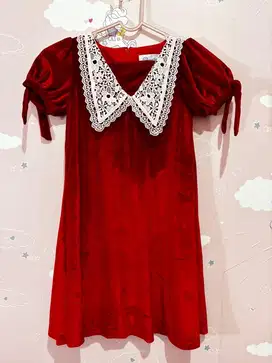 Dress merah anak