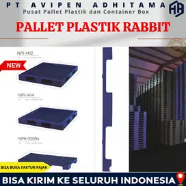 Pallet Plastik Rabbit Industri Tatakan Gudang Heavy Duty Medan
