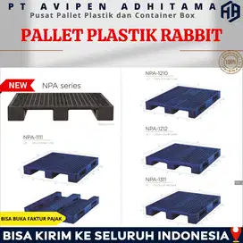 Pallet Plastik Rabbit Industri Tatakan Gudang Heavy Duty Palembang