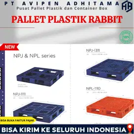 Pallet Plastik Rabbit Industri Tatakan Gudang Heavy Duty Makassar
