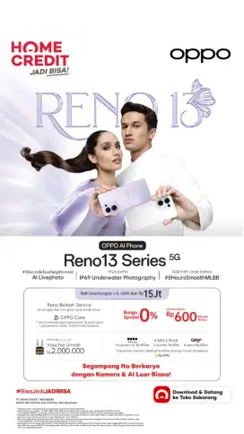 Kredit Hp Oppo Reno 13 Series