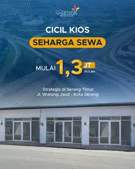 Jual Ruko dan Kios 200 jutaan di pusat Kota Serang Banten