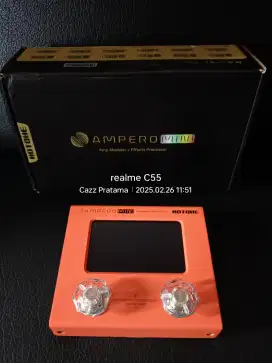 Efek Gitar Hotone Ampero Mini Gitar Elektrik/Akustik & Bass (FULLSET)