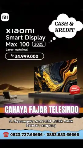 TELEVISI XIAOMI SMART DISPLAY MAX 100 LAYAR MAXIMAL