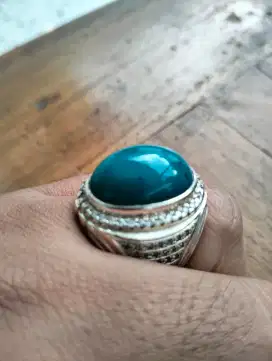 batu bacan ring perak