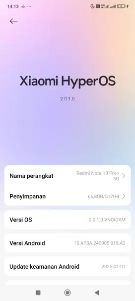 Hp bekas. Xiomi note 13 pro plus 5g