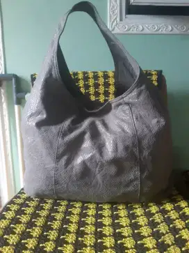 Hobo bag motif snake skin preloved tjap karoeng