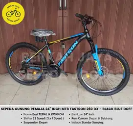 BARU Sepeda Gunung Anak Dewasa Size 24” inch MTB Fastron 260 DX