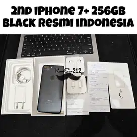 Apple iPhone 7 Plus 256GB Black Resmi Indonesia 2nd 7+ 256