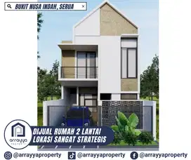 DIJUAL RUMAH 2 LANTAI ON PROGRESS DI BUKIT NUSA INDAH -EN642