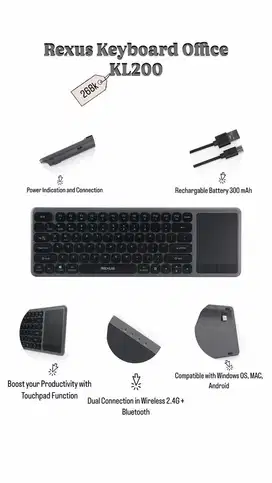 keyboard rexus Kl200
