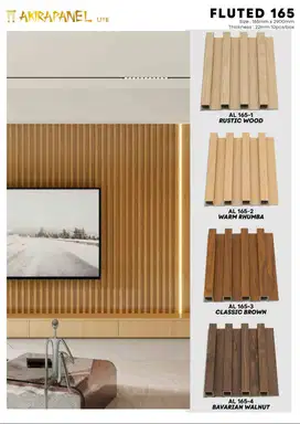 WPC Wall Panel Dinding AKIRA LITE Series Panjang 2,9m Motif Kayu