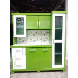 LEMARI SAYUR 4 PINTU / RAK MAKANAN / LEMARI DAPUR / RAK PIRING MODERN