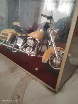 Miniatur harley davidson state police antik
