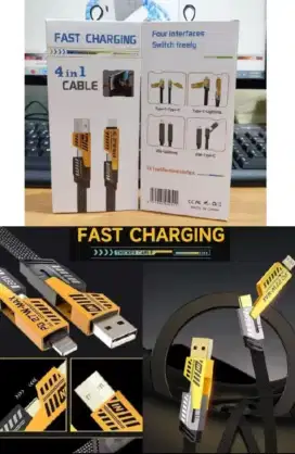 Kabel Data 4 in 1 Fast Charging PD Type C to Type C Universal Premium.