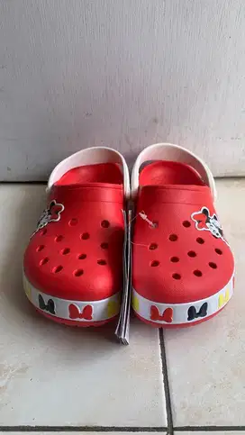 Sandal Crocs Anak funlab Minnie Original