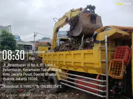 Jasa buang puing sampah proyek