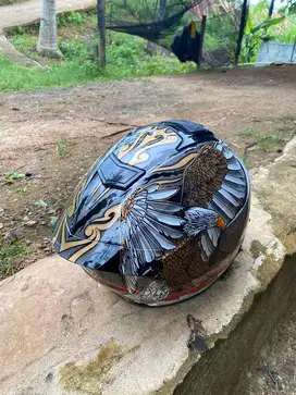 Helm Njs Kairos Garuda + Interkom