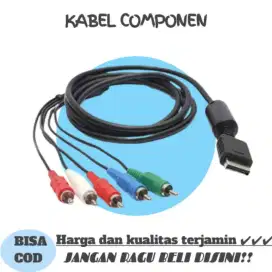 Premium Kabel AV Komponen HD Untuk Sony Playstation PS2 PS3 ke HD