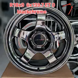 Velg WORK MEISTER blackchrome Ring 18x9 
pcd 6x139,7