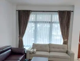 Gorden Jendela Gordyn Minimalis Hordeng Custom free survei dan pasang