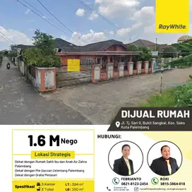 Dijual Cepat Rumah di Jl Tanjung Sari Kota Palembang