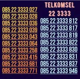 Nomor cantik telkomsel 222 555