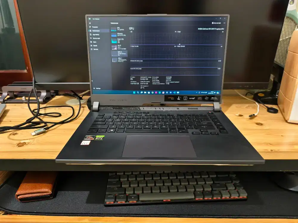 Asus ROG Strix G15 G513RW Ryzen 7 6800H Ram 32 GB Rtx 3070 Ti 8 GB