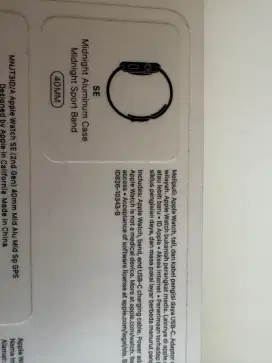 SE Smart Watch like new apple watch ex garansi ibox