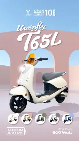 Sepeda listrik Uwinfly T65 Lithium New 600watt