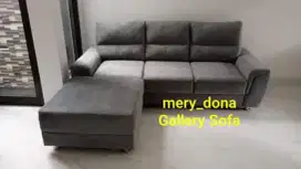 Sofa L putus model bantalan cocok untuk ruang keluarga