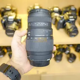 Lensa Sigma 70-300mm DG Macro for Canon No Box Mulus