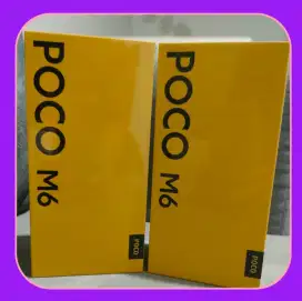 New Poco M6 Ram 8/256 Garansi Resmi 1 Tahun