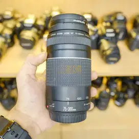 Lensa Canon 75-300mm III No Box Mulus