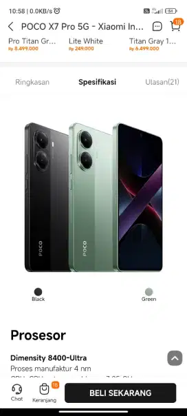 Poco X7 pro 12/512 Garansi Resmi