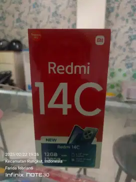 Redmi 14C 6+6/128gb baru garansi resmi bisa TT Kredit