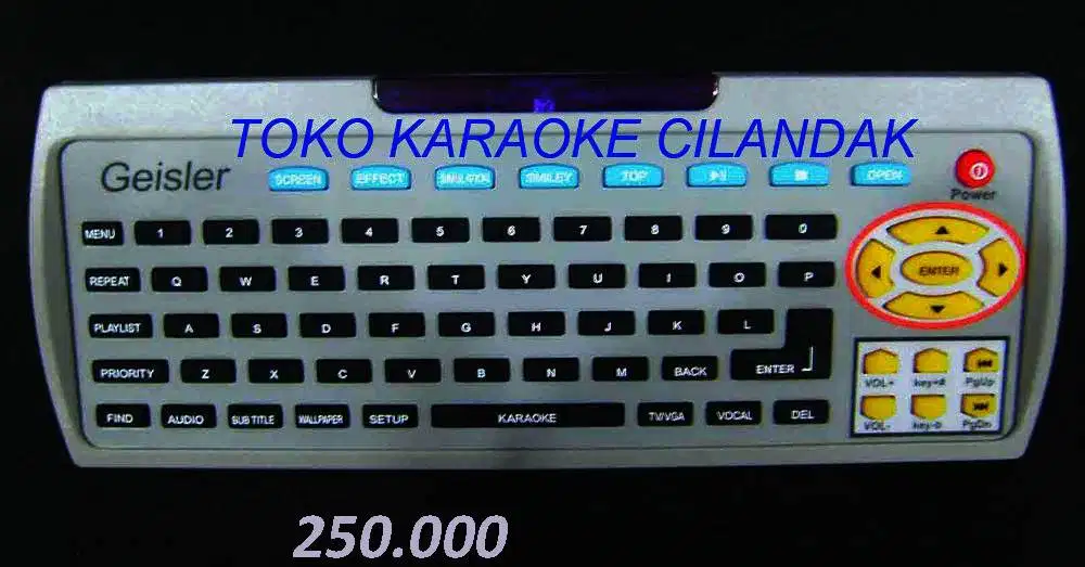 remot player karaoke querty