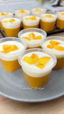 Puding manggo susu