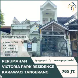 DIJUAL RUMAH DI PERUMAHAN VICTORIA PARK KARAWACI TANGERANG -VIA CESSIE