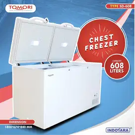 Dijual Chest Freezer Bekas (Pembelian Juni 2024) Ukuran 608 L