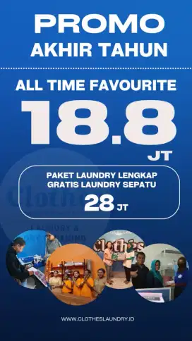 [MESIN BARU] DISKON 500 RB - Paket Usaha Laundry Rumahan Siap Jalan