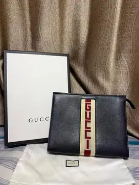 gucci clutch pouch band authentic