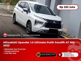 [ LOW KM ] Mitsubishi Xpander 1.5 Ultimate Putih Facelift AT 2022/2023