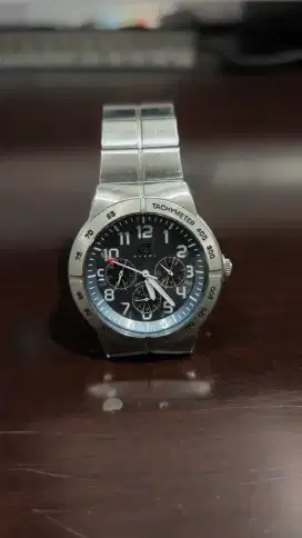 jam tangan pria original guess Steel g10108g preloved fungsi normal