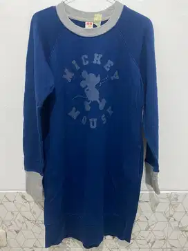 Crewneck tunik uniqlo unisex second