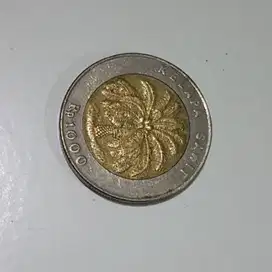 Uang Koin Kelapa Sawit 1000 Rupiah Tahun 1997